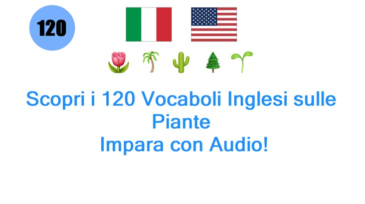 Scopri i 120 Vocaboli Inglesi sulle Piante: Impara con Audio!
